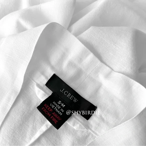 J.Crew Linen Cotton Robe, Small-Medium - Picture 6 of 8